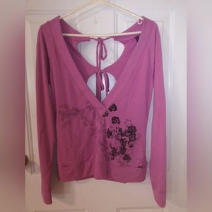 Foxy purple top size M